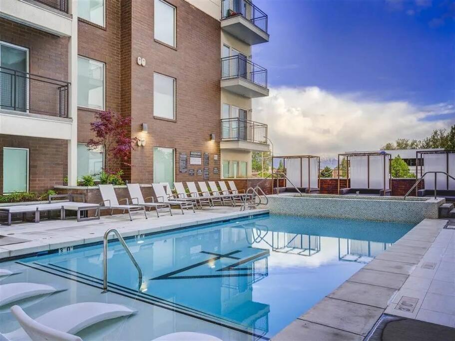 شقة Luxurious Retreat In Slc سالت ليك سيتي المظهر الخارجي الصورة