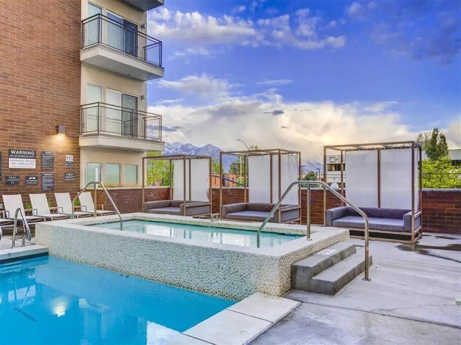 شقة Luxurious Retreat In Slc سالت ليك سيتي المظهر الخارجي الصورة